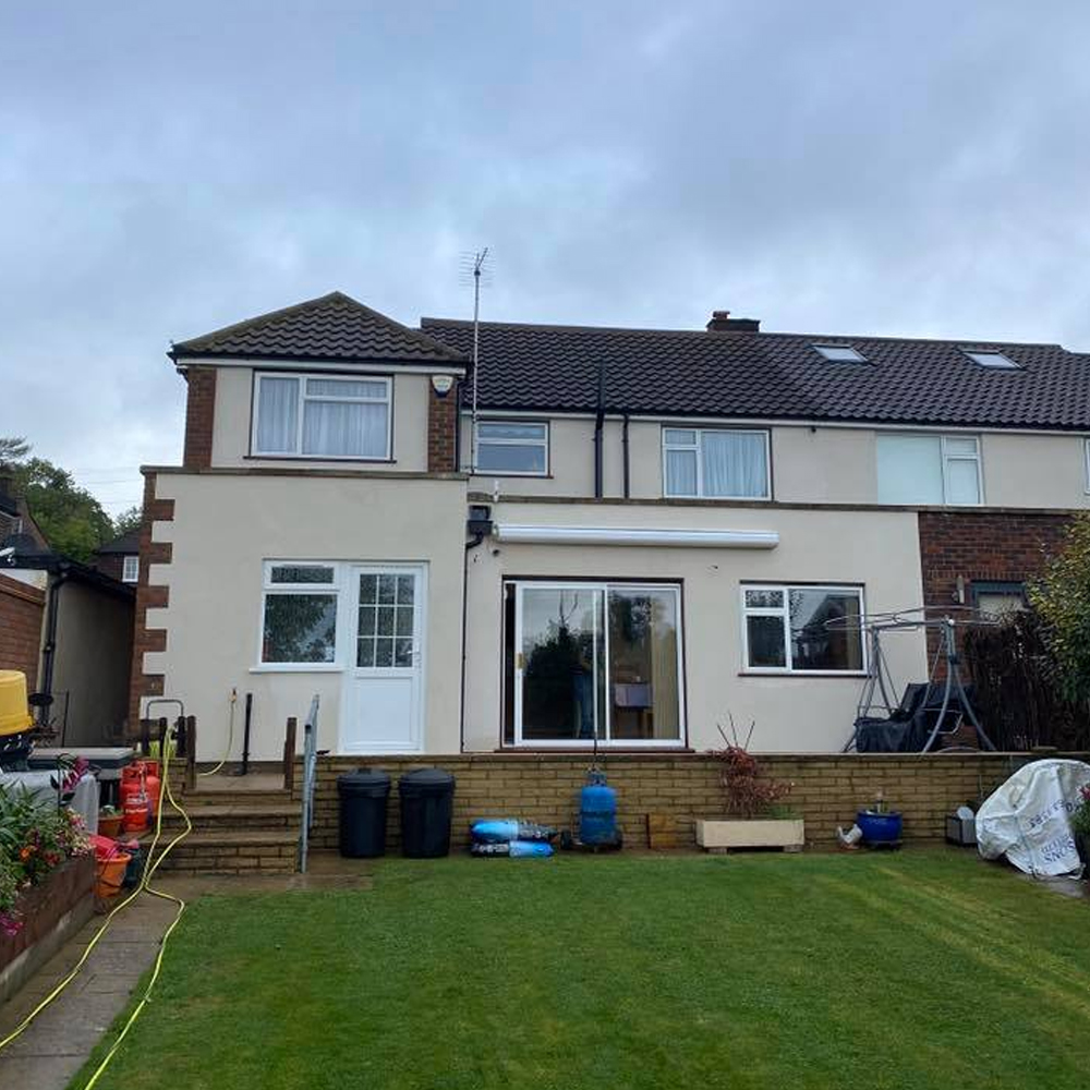 Example of house renovations in Leyton